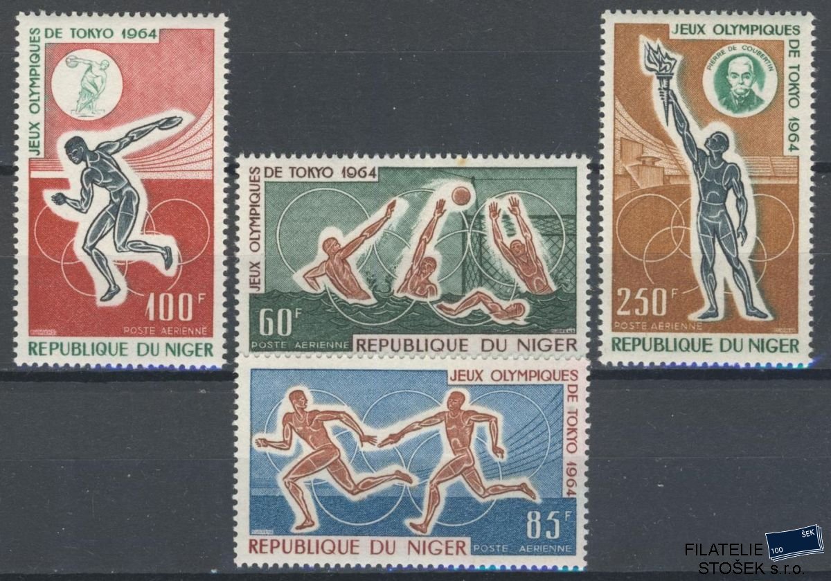 Niger známky Mi 79-82