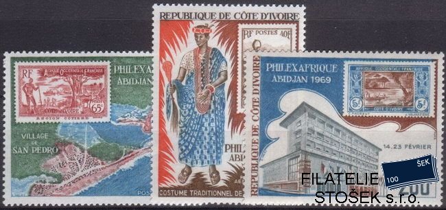 Cote d´Ivoire Mi 0340-2+Bl.4