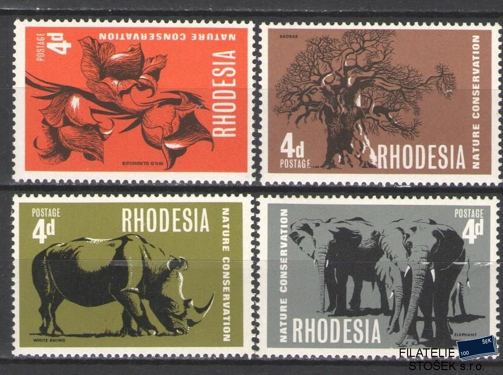 Rhodesia známky Mi 66-69