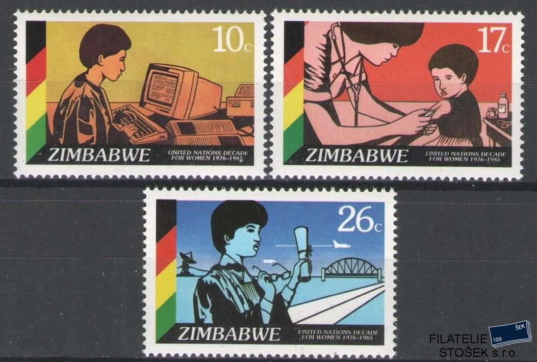 Zimbabwe známky Mi 335-37