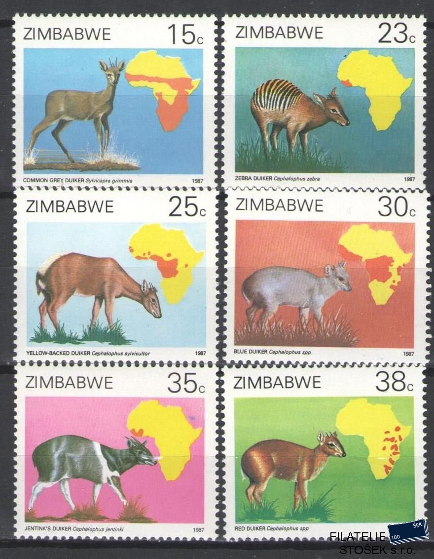 Zimbabwe známky Mi 368-73