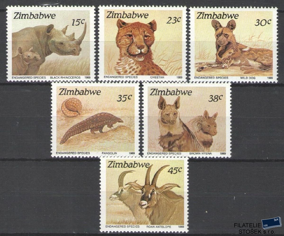 Zimbabwe známky Mi 412-17