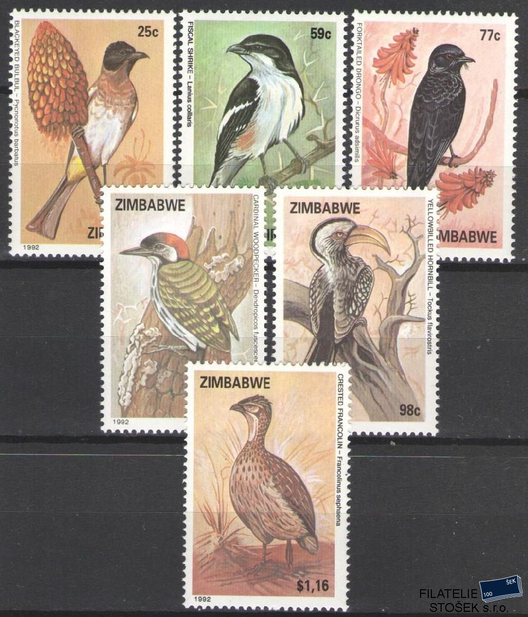 Zimbabwe známky Mi 482-87