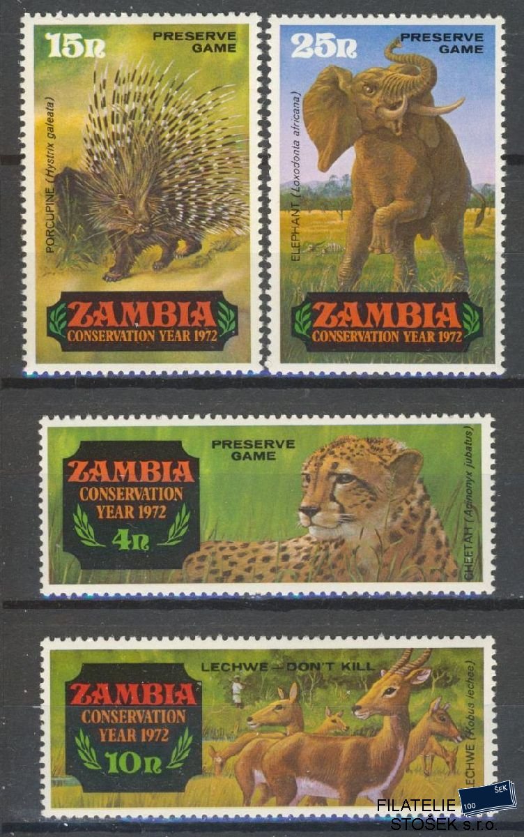 Zambia známky Mi 77-80