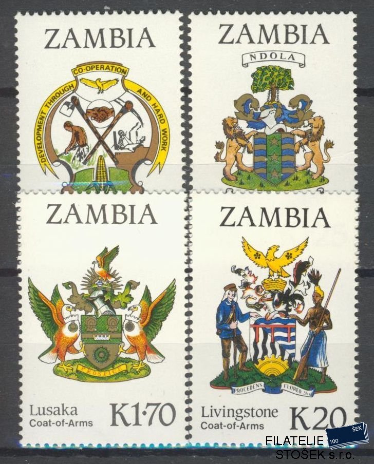 Zambia známky Mi 381-84