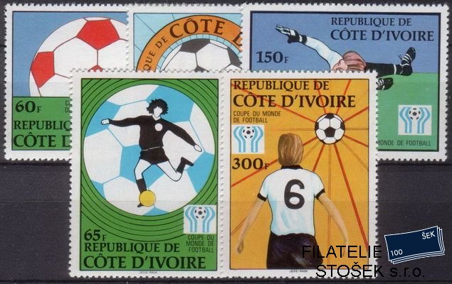 Cote d´Ivoire Mi 0552-6+Bl.12