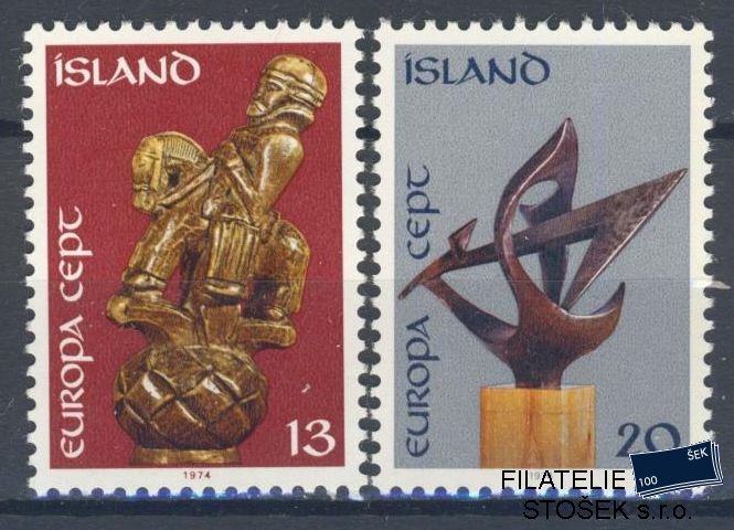 Island známky Mi 489-90