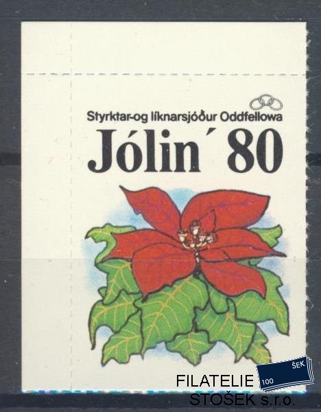 Island známky Mi Jól 1980