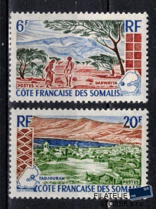 Cote des Somalis známky Yv 322-3