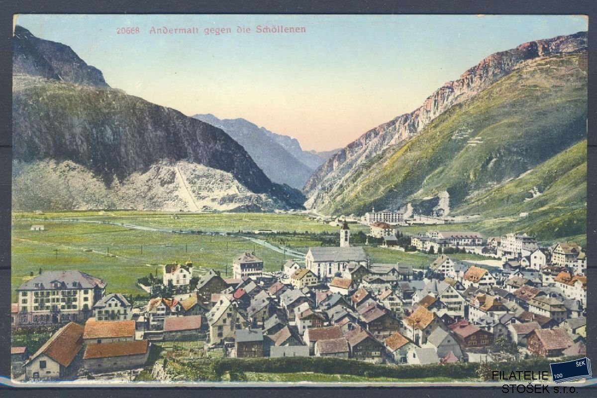 Švýcarsko Pohlednice - Andermatt