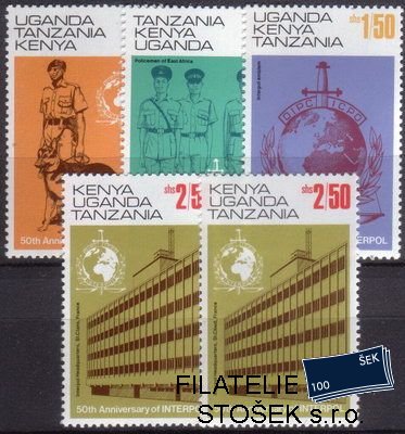 Kenia,Uganda,Tang. Mi 259-62I+II