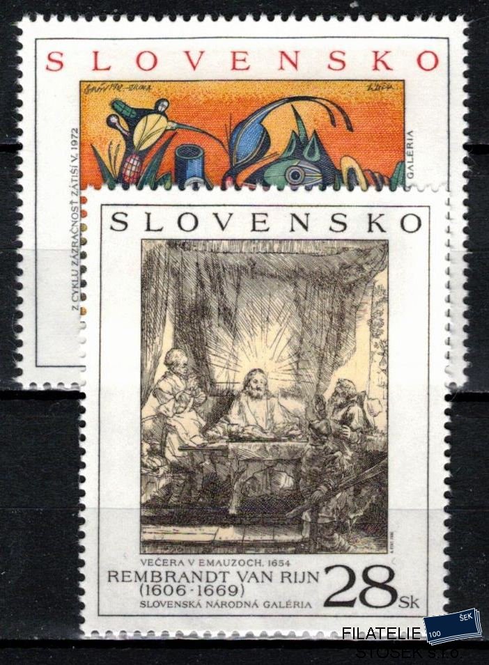 Slovensko známky 364-5