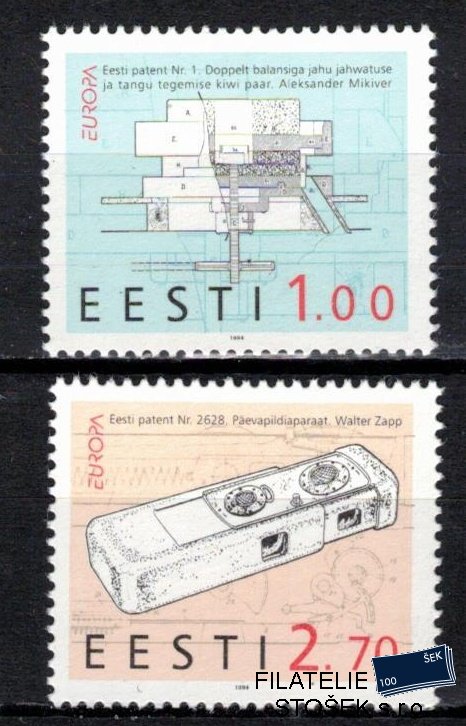 Estonsko známky Mi 233-4