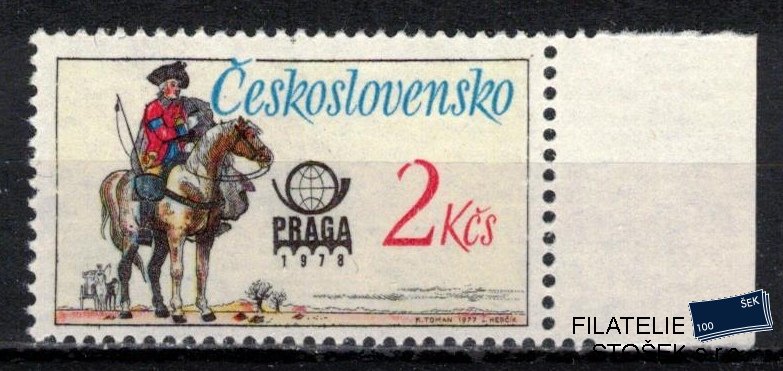 Československo známky 2255 DV ZP 30/1