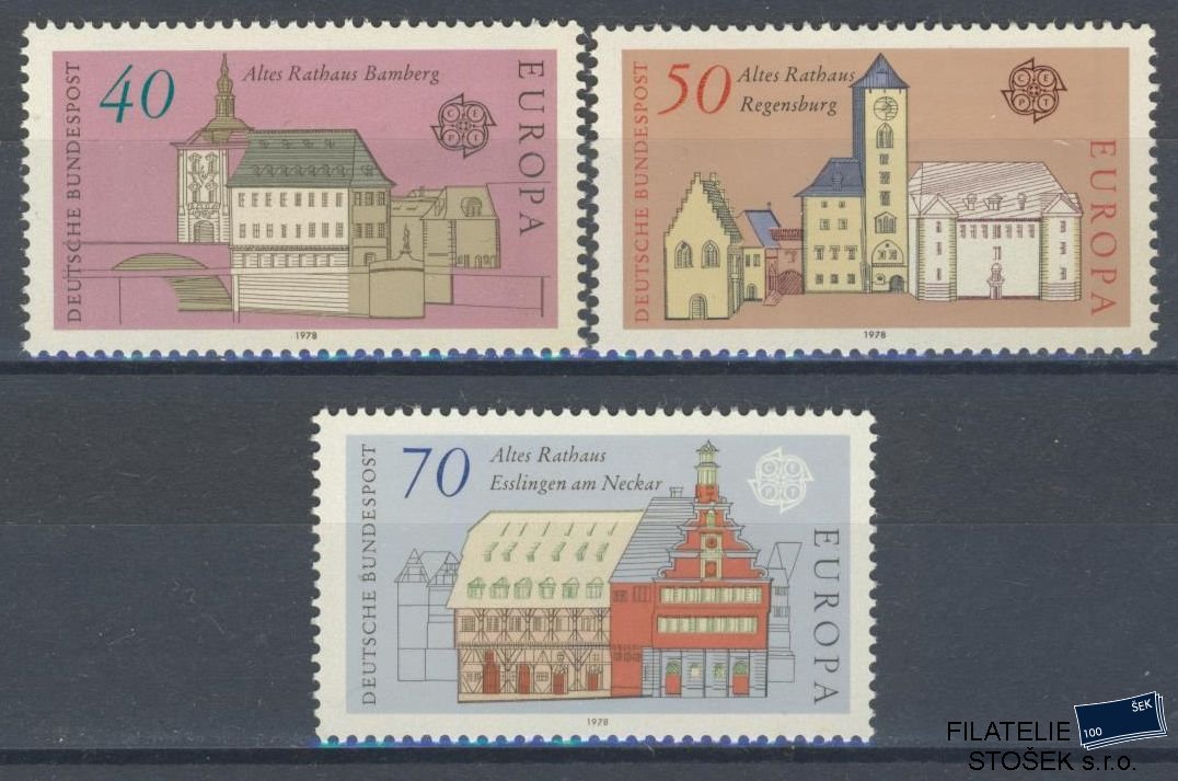 Bundes známky Mi 469-71