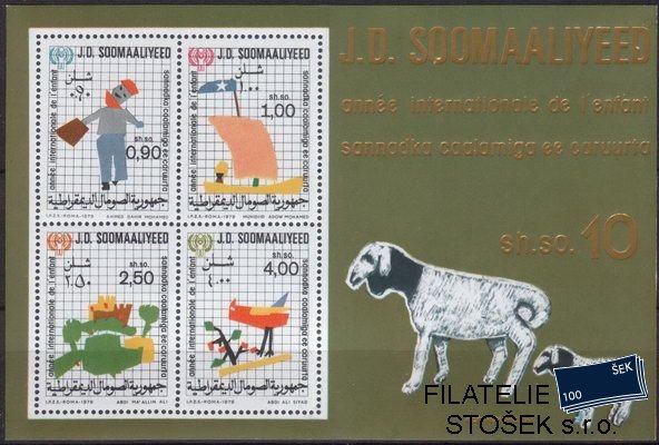 Somalia Mi 0278-81+Bl.8