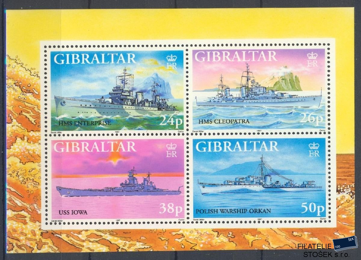 Gibraltar známky Mi Blok 29