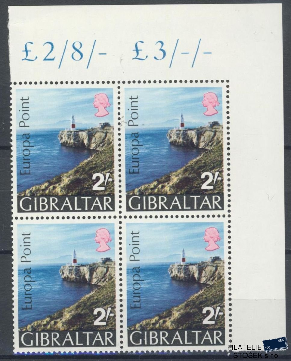 Gibraltar známky Mi 236 4 Blok