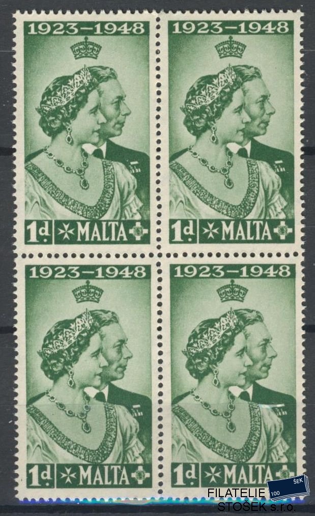 Malta známky Mi 214 4 Blok