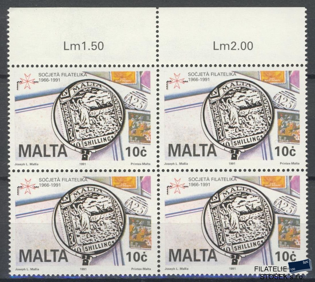 Malta známky Mi 853 4 Blok