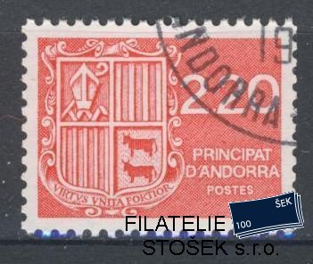 Francouzská Andora známky Mi 387