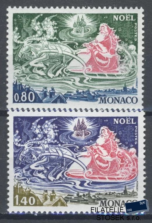 Monako známky Mi 1288-89