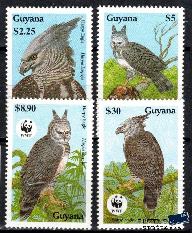 Guyana známky Mi 3077-80