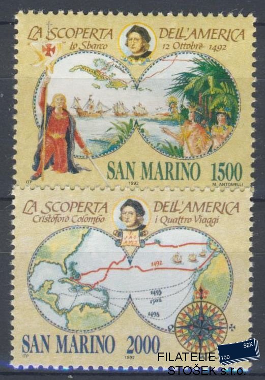 San Marino známky Mi 1493-94