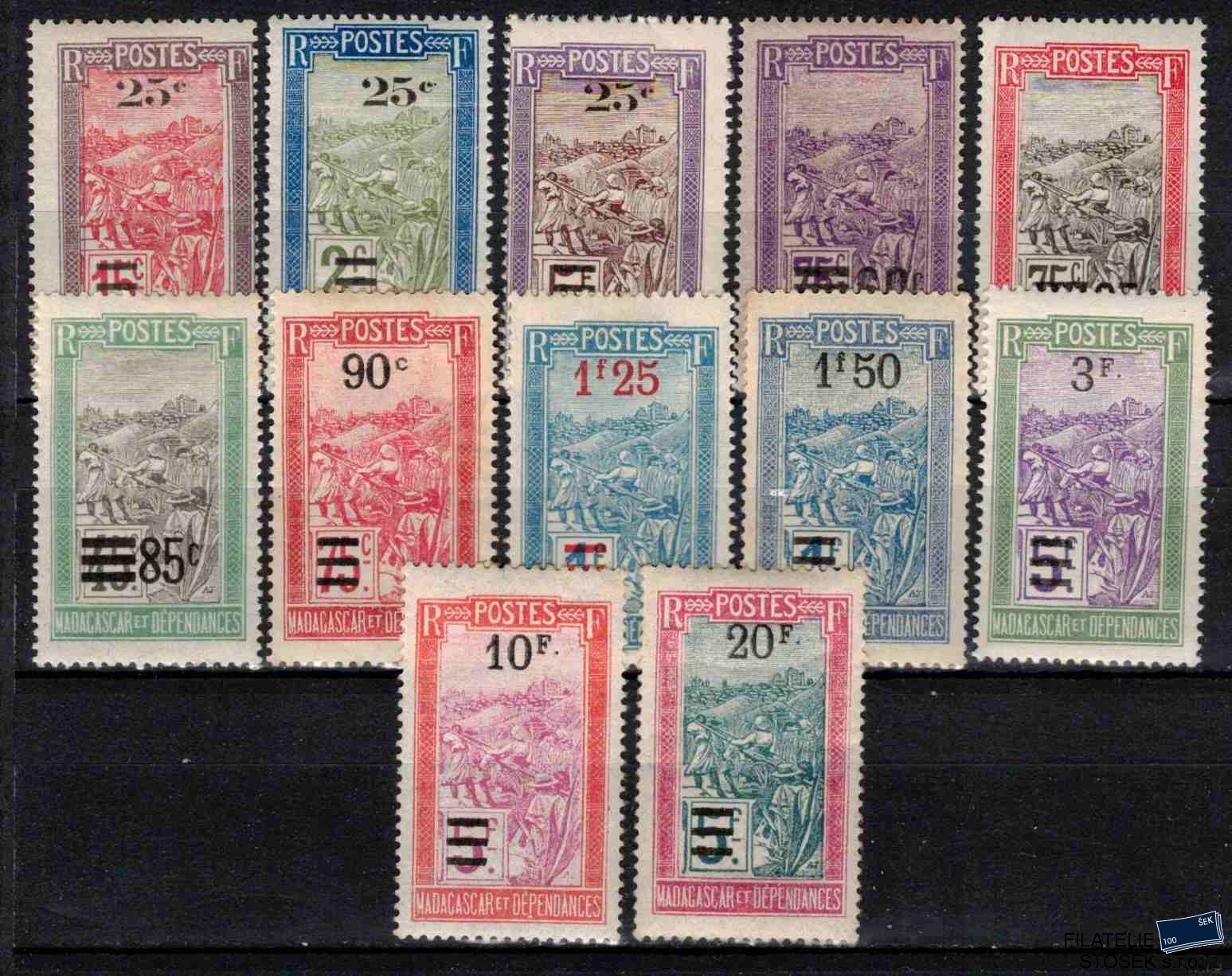 Madagascar známky Yv 144-55 2x KVP