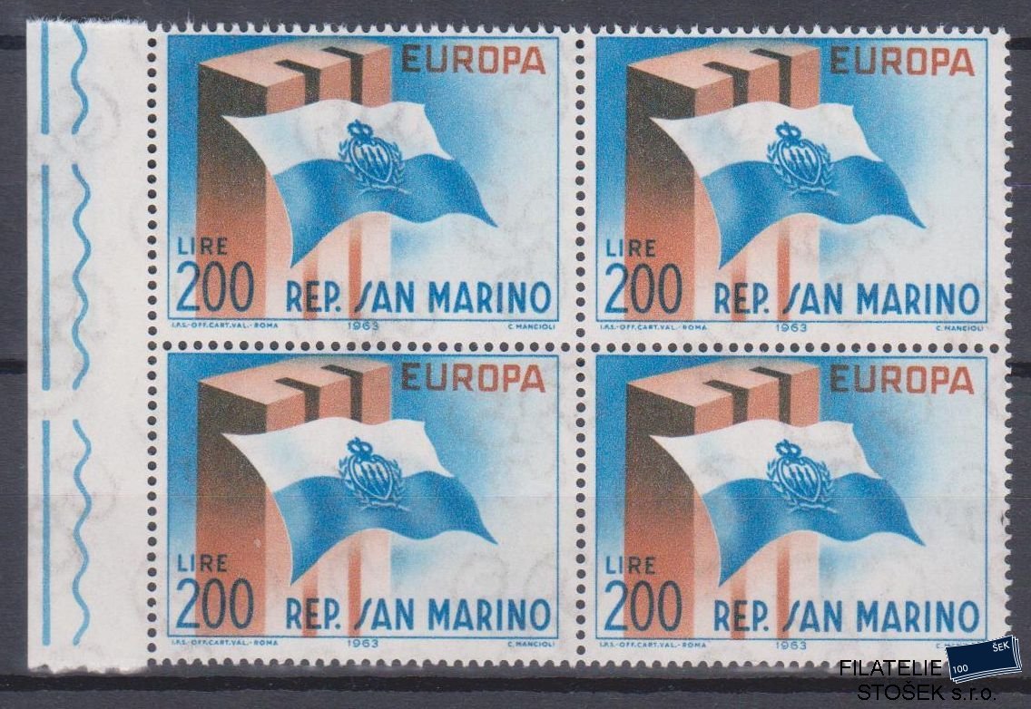 San Marino známky Mi 781 4 Blok