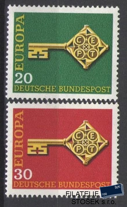 Bundes známky Mi 559-60