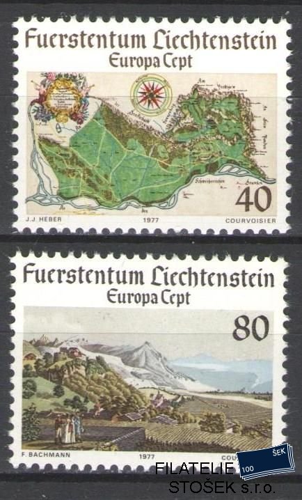 Liechtenstein známky Mi 667-68