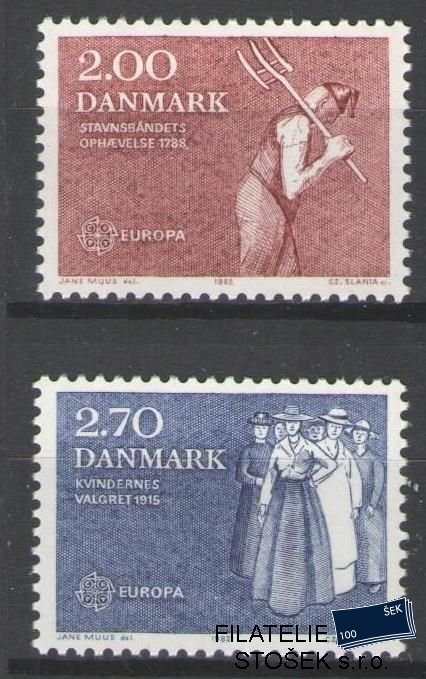 Dánsko známky Mi 749-50