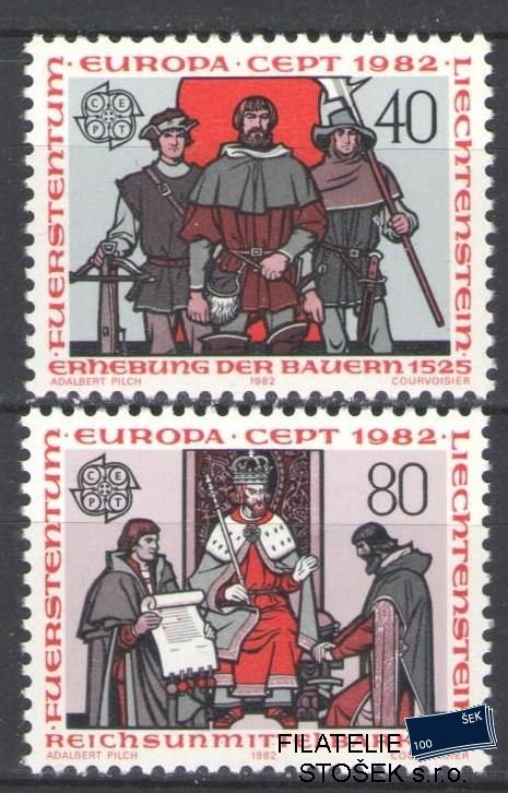 Liechtenstein známky Mi 791-92