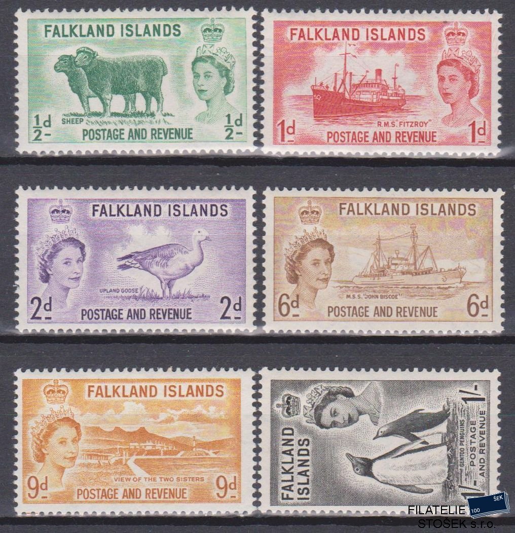 Falkland Islands známky Mi 117-22