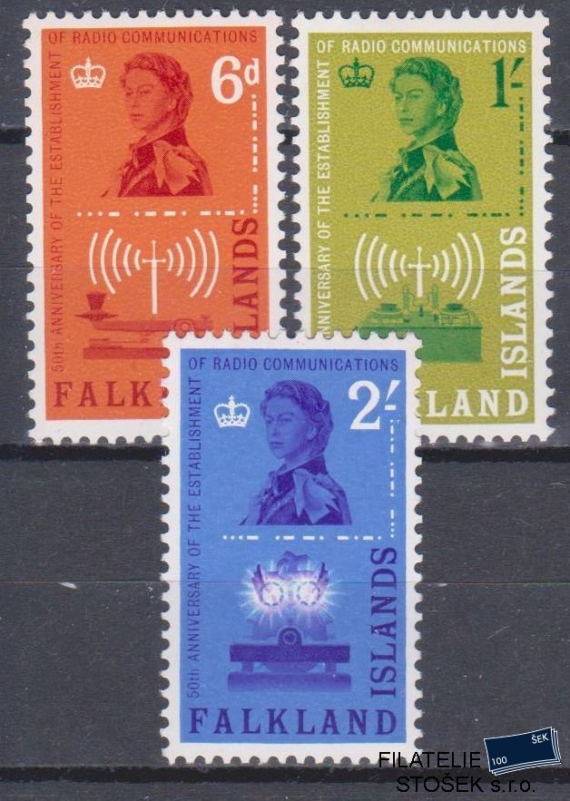 Falkland Islands známky Mi 138-40