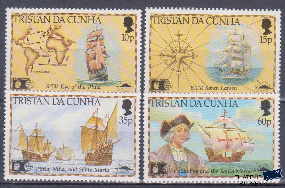 Tristan da Cunha známky Mi 517-20