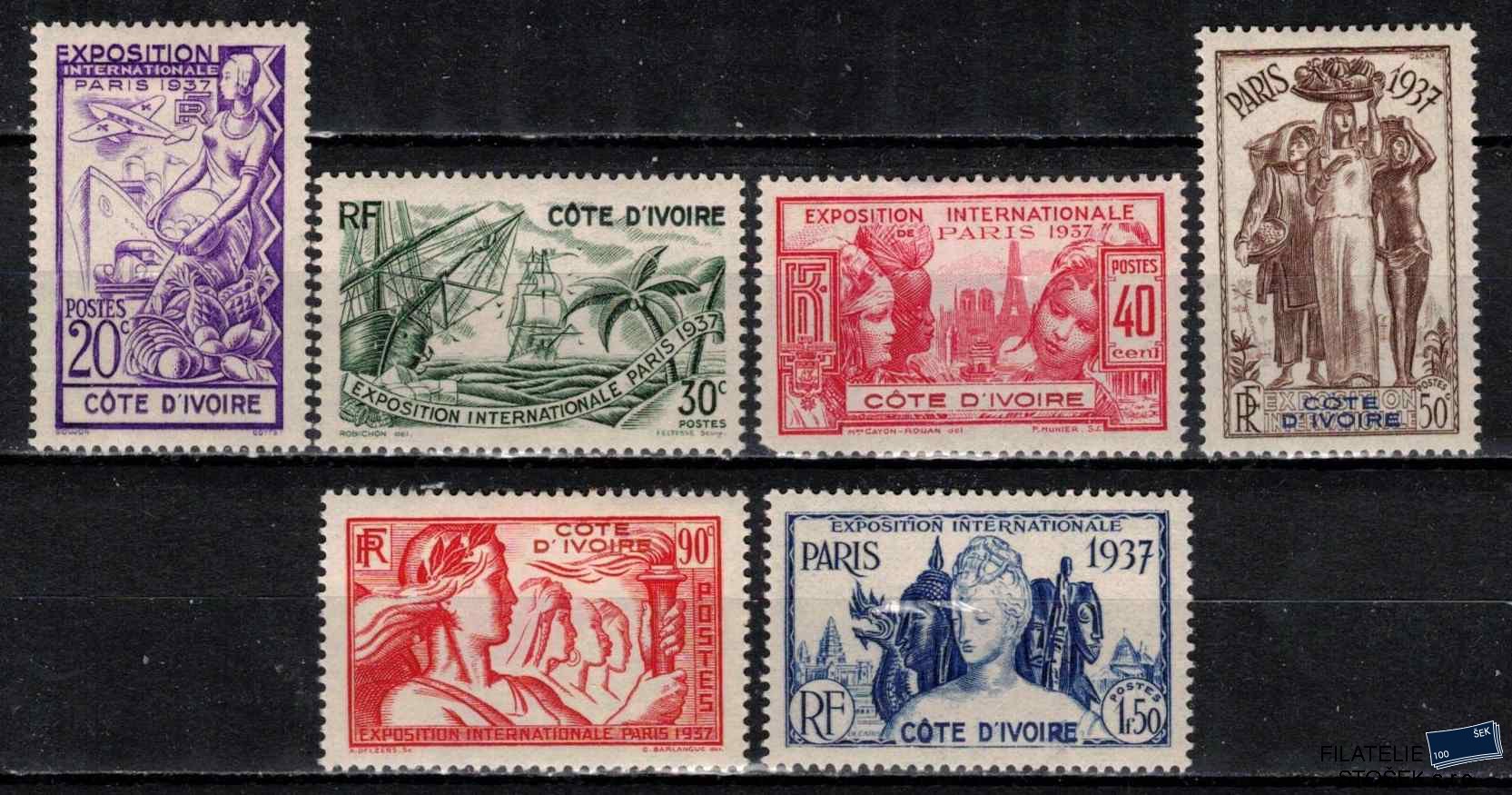 Cote d´Ivoire známky Yv 133-8