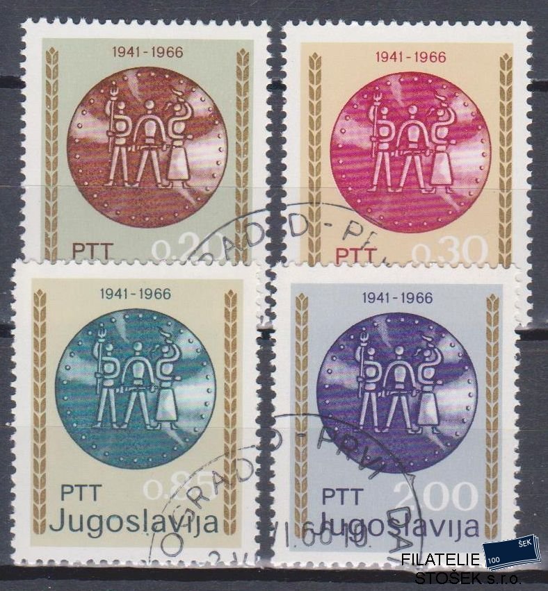 Jugoslávie známky Mi 1179-82