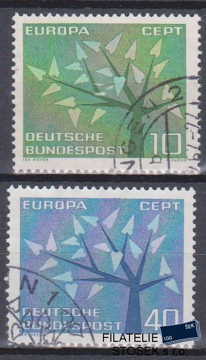 Bundes známky Mi 383-84