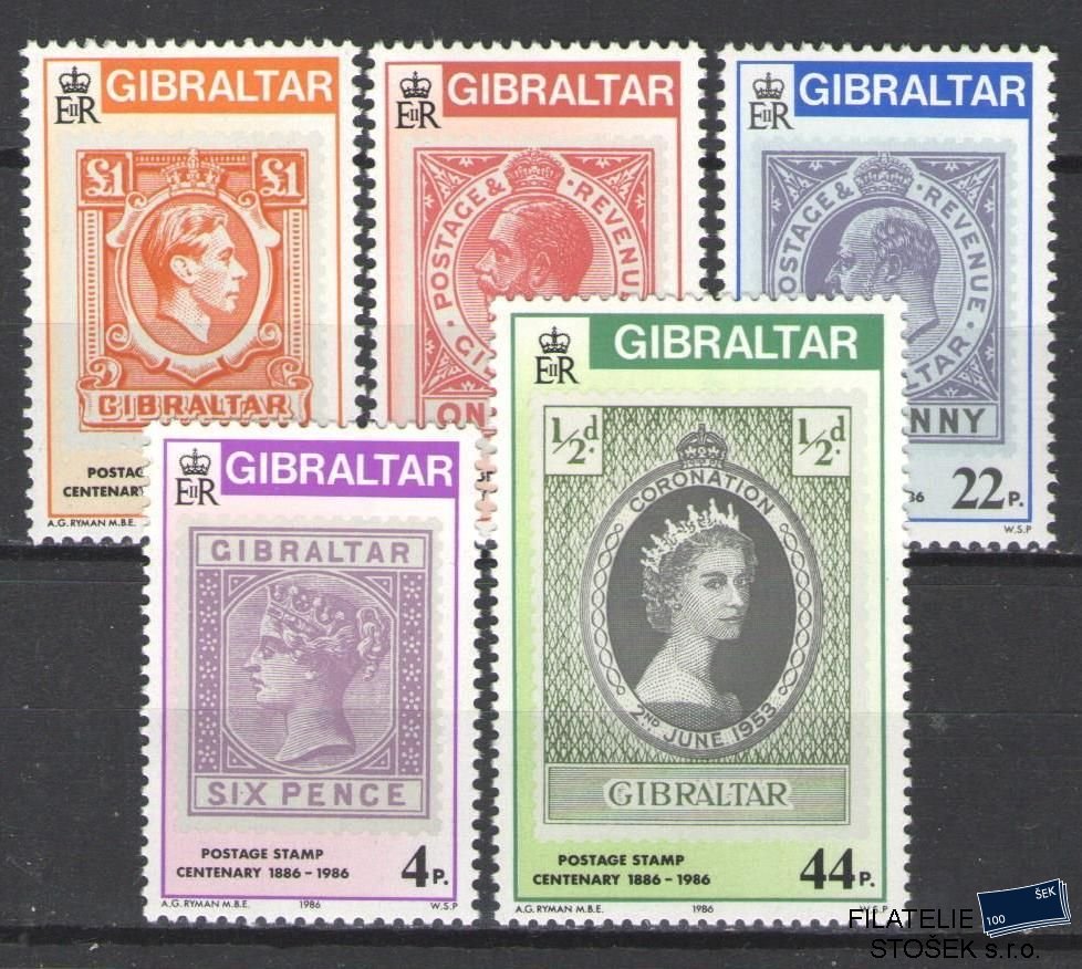 Gibraltar známky Mi 505-9