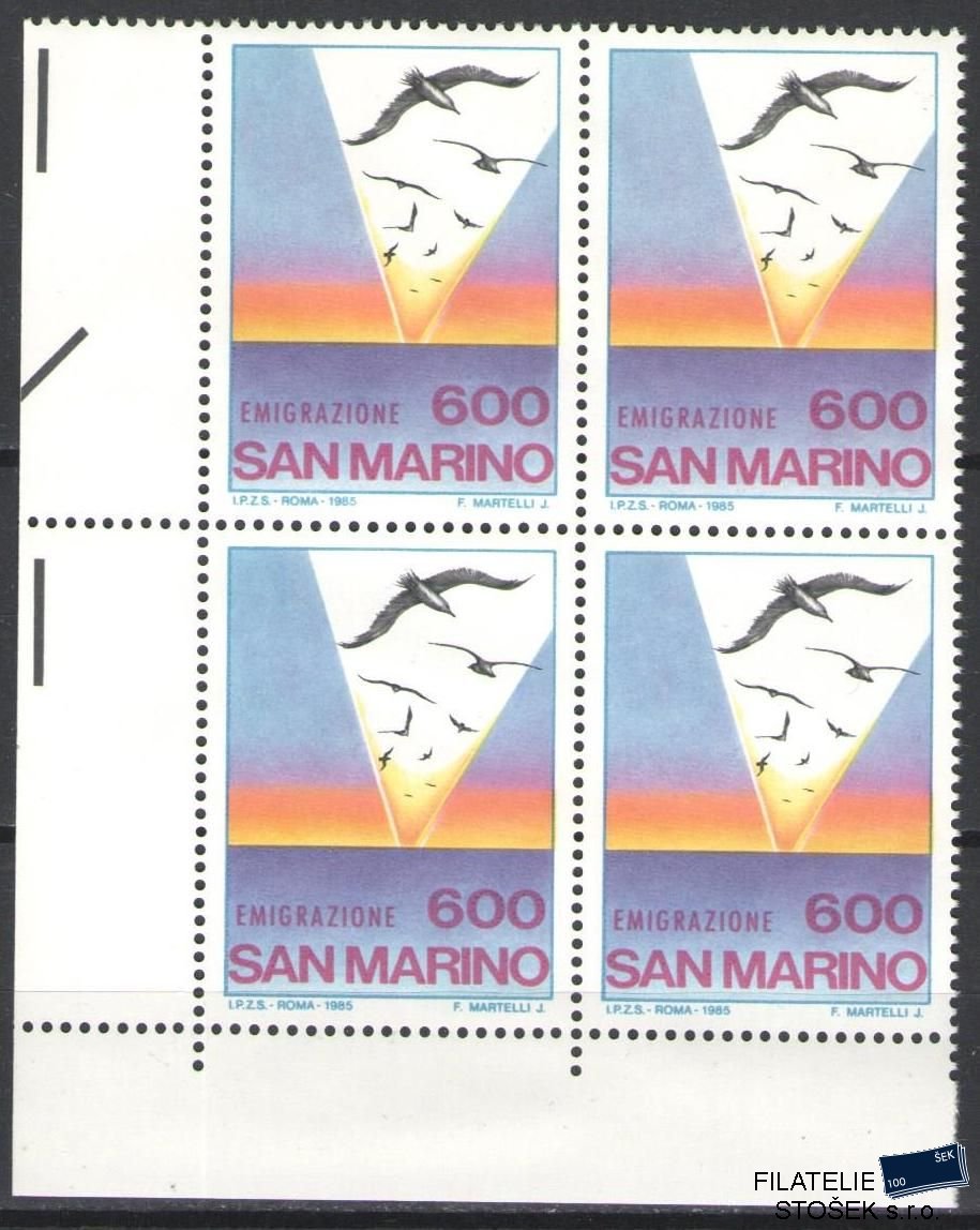 San Marino známky Mi 1315 4 Blok