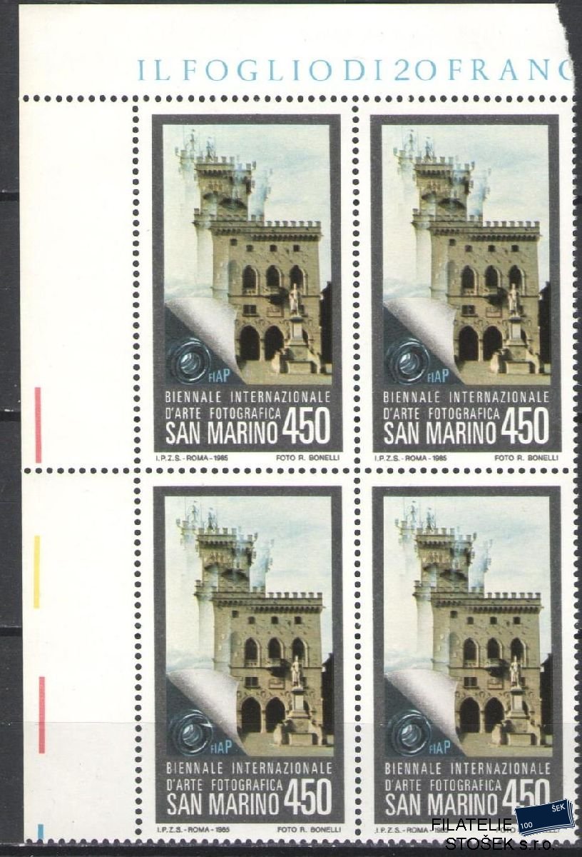 San Marino známky Mi 1324 4 Blok