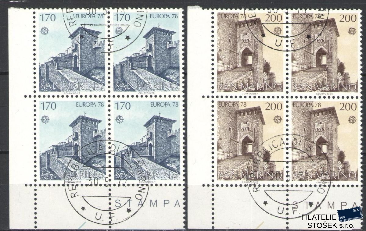 San Marino známky Mi 1156-57 4 Blok