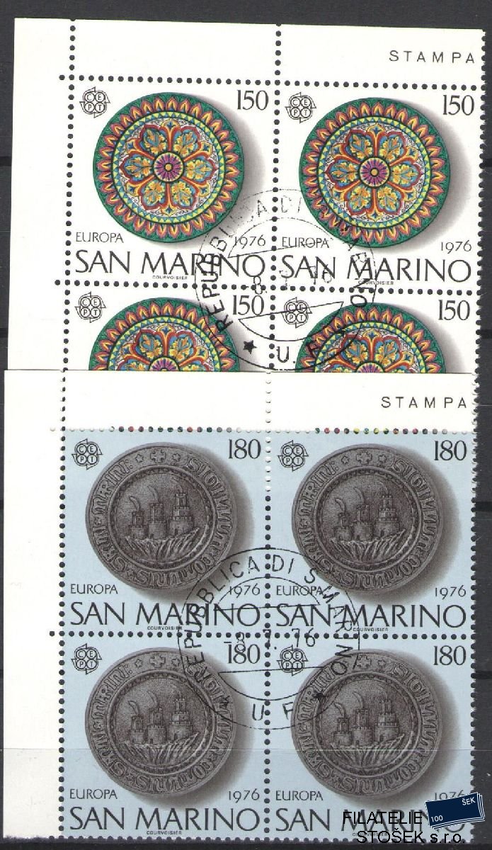 San Marino známky Mi 1119-20 4 Blok