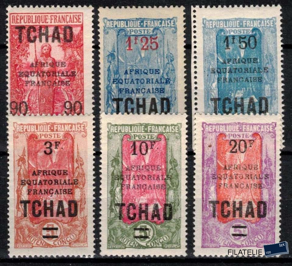 Tchad známky Yv 47-52