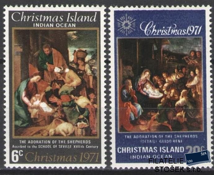 Christmas Island známky Mi 37-38