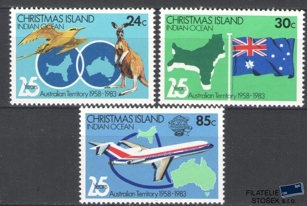 Christmas Island známky Mi 177-79