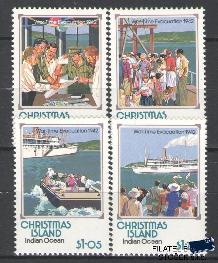 Christmas Island známky Mi 349-52