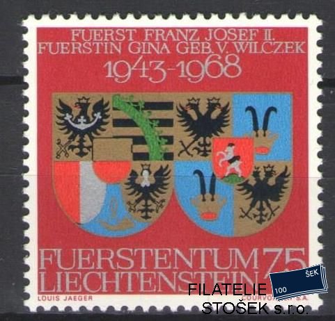 Liechtenstein známky Mi 496